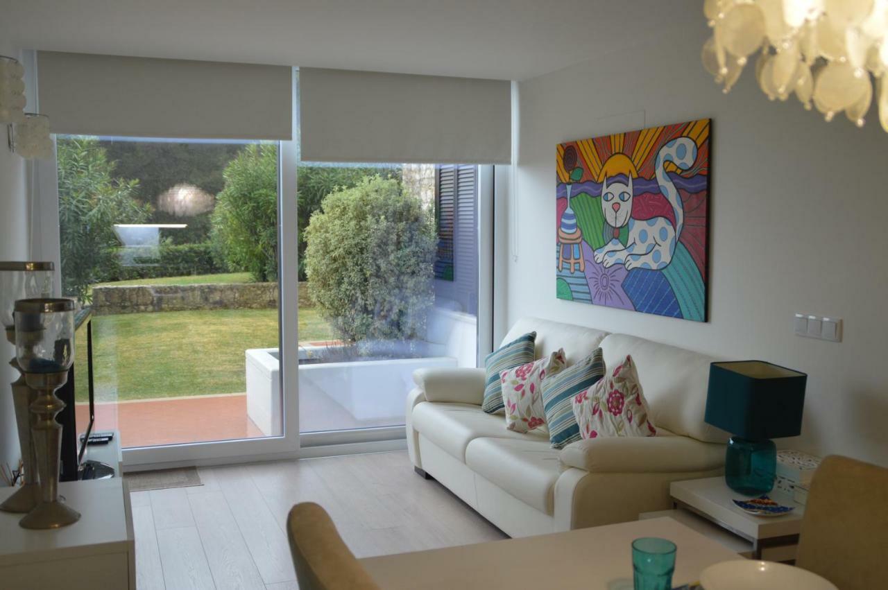 Amazing Beach & Pool Apartment With Garden Sesimbra Esterno foto