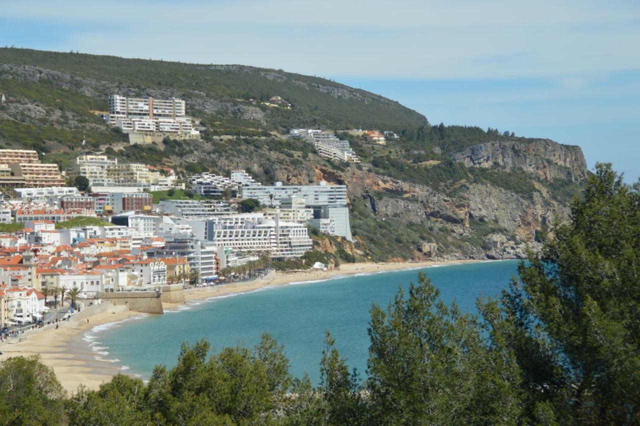 Amazing Beach & Pool Apartment With Garden Sesimbra Esterno foto